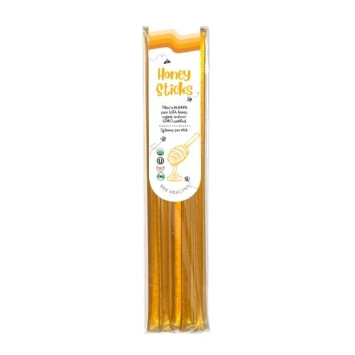 Pure Organic Clover Honey Straws 2 Packs (5 Counts Each)