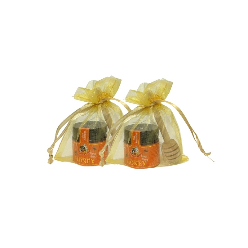 42g Superbee Honey and Mini Bamboo Spoon in Organza Bag