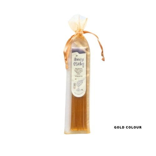 Honey sticks in organza bag (5 straws)