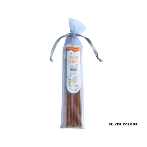 Honey sticks in organza bag (5 straws)
