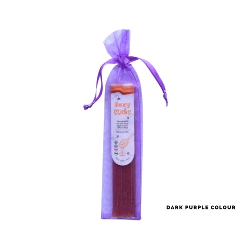 Honey sticks in organza bag (5 straws)